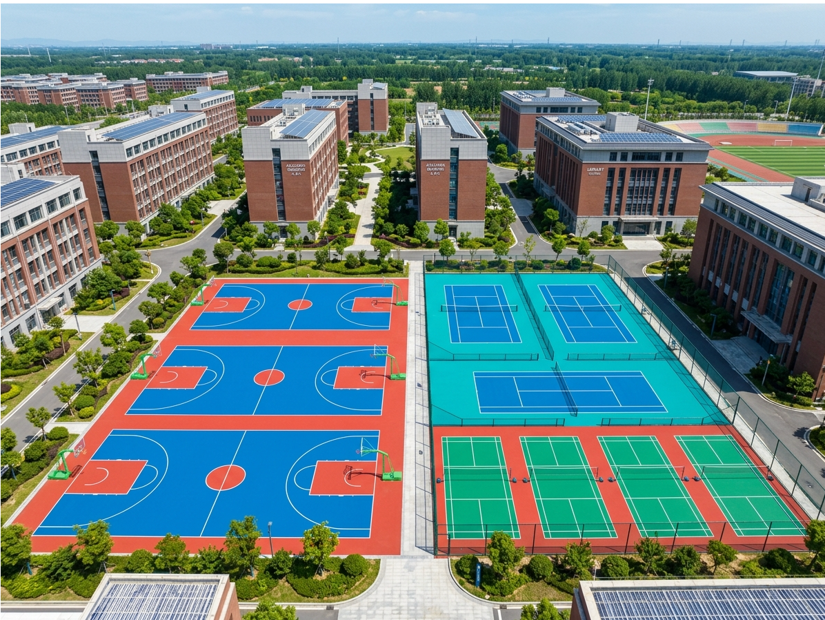 九江市硅PU球场混合型塑胶跑道 - 哪里好